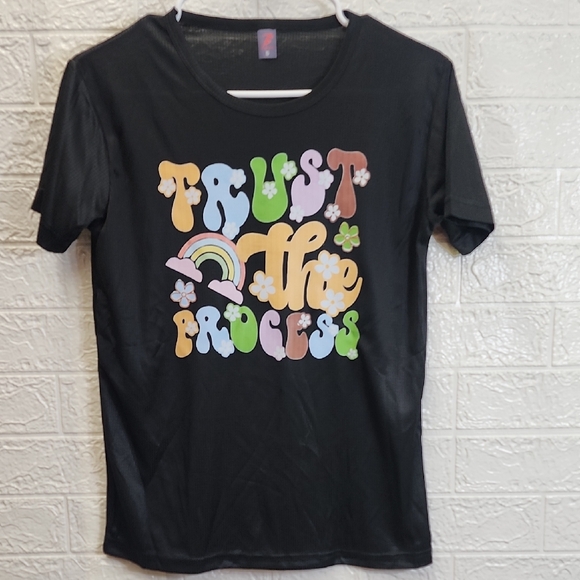 Sporto Tops - Sporto Black Athletic Tee